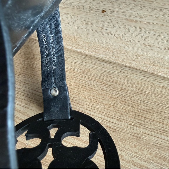 Tory Burch black Leather Sandals - Picture 2 of 5